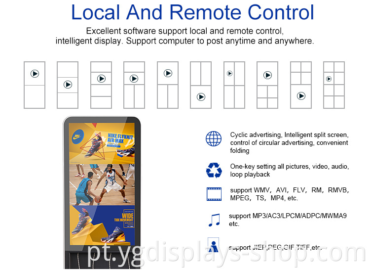 LCD Signage and Mobile Phone Charging Holder